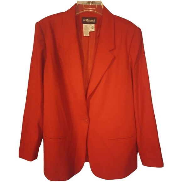 Sag Harbor single breasted wool blazer with front pockets - Picture 1 of 9